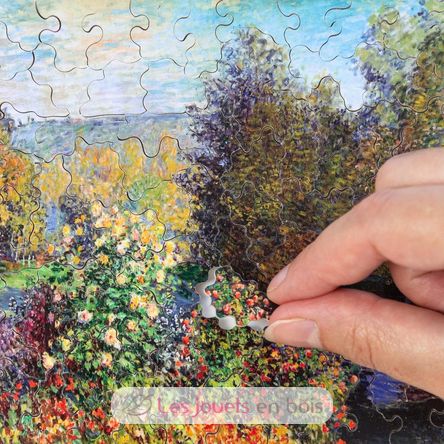 Un rincón del jardín Montgeron de Monet A1367-80 Puzzle Michèle Wilson 3