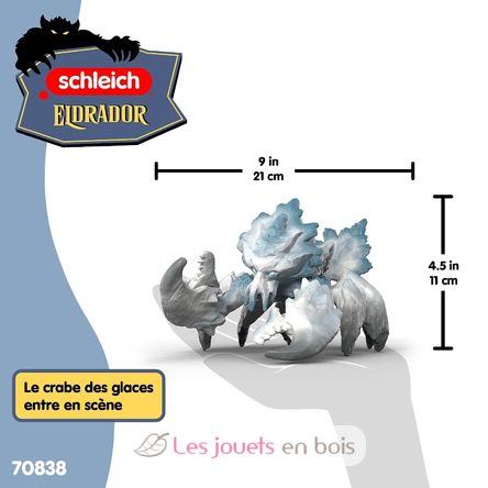 Figura de cangrejo de hielo SC-70838 Schleich 3