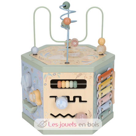 Cubo de actividades hexagonal Safari Friends LD7431 Little Dutch 2