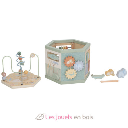 Cubo de actividades hexagonal Safari Friends LD7431 Little Dutch 8