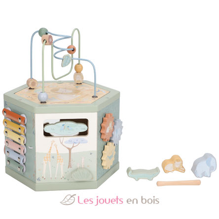 Cubo de actividades hexagonal Safari Friends LD7431 Little Dutch 7