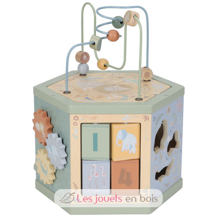 Cubo de actividades hexagonal Safari Friends LD7431 Little Dutch 4