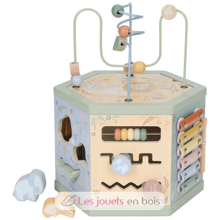 Cubo de actividades hexagonal Safari Friends LD7431 Little Dutch 6