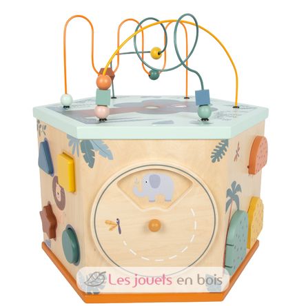 Cubo de motricidad XL de 7 lados Safari LE12851 Small Foot company 3
