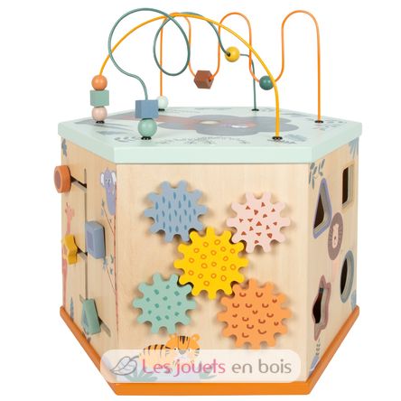 Cubo de motricidad XL de 7 lados Safari LE12851 Small Foot company 6