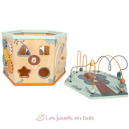 Cubo de motricidad XL de 7 lados Safari LE12851 Small Foot company 9