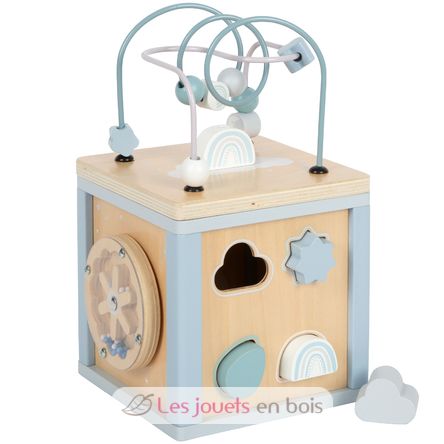 Cubo de motricidad azul LE12804 Small Foot company 1