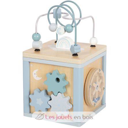Cubo de motricidad azul LE12804 Small Foot company 2