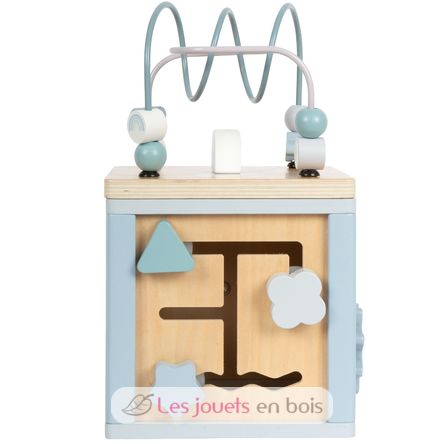 Cubo de motricidad azul LE12804 Small Foot company 3