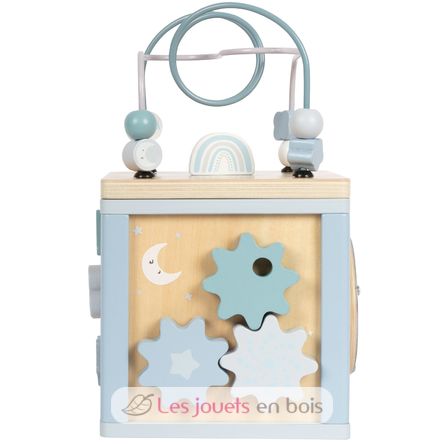 Cubo de motricidad azul LE12804 Small Foot company 4