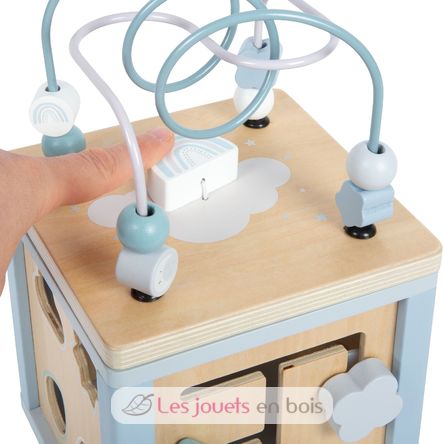 Cubo de motricidad azul LE12804 Small Foot company 7