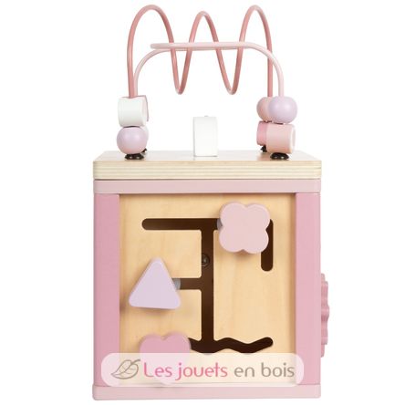 Cubo de motricidad rosa LE12803 Small Foot company 3