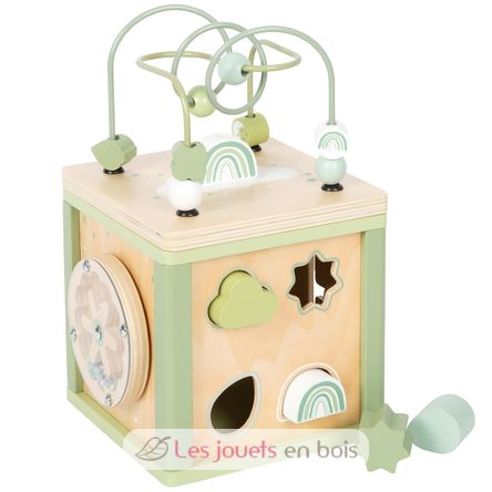 Cubo de motricidad verde LE12805 Small Foot company 1