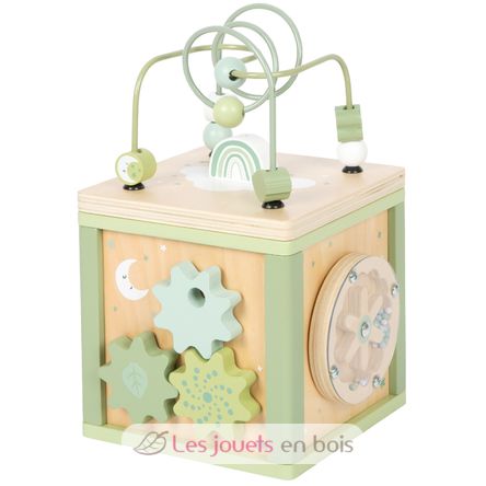Cubo de motricidad verde LE12805 Small Foot company 2