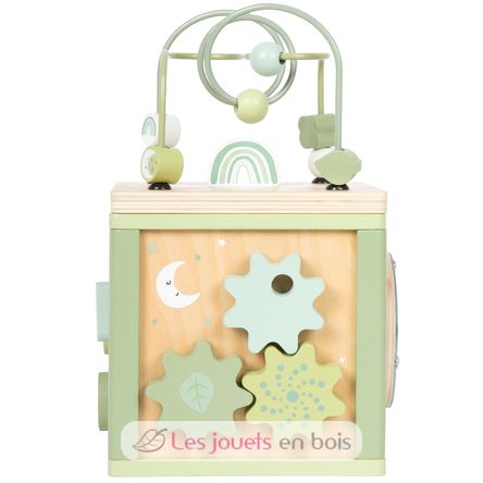 Cubo de motricidad verde LE12805 Small Foot company 4