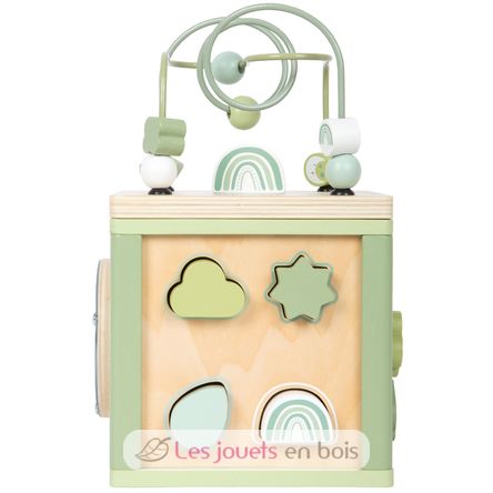 Cubo de motricidad verde LE12805 Small Foot company 6