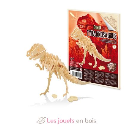 6 dinosaurios de madera para montar BUK-D6B Buki France 4