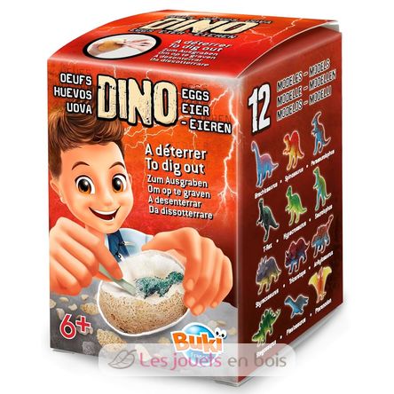 Huevo de dinosaurio sorpresa BUK-D6O Buki France 1