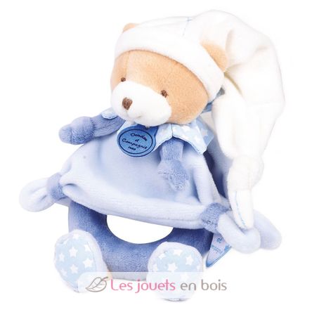 Oso de peluche sonajero Little Cabbage DC2713 Doudou et Compagnie 2