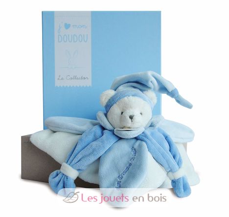 Coleccionista de osos de peluche azul DC2921 Doudou et Compagnie 1