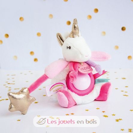 Lucie la luz nocturna unicornio DC3317 Doudou et Compagnie 2