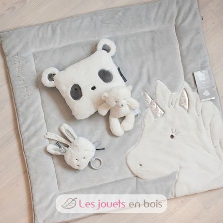Tapidou Unicornio gris y plata DC3336 Doudou et Compagnie 2