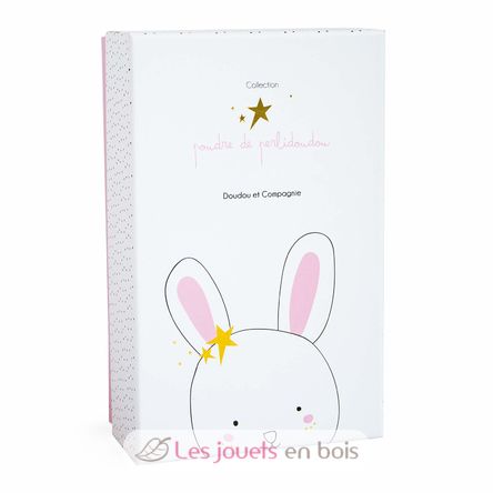 Conejo de peluche musical Flores DC3519 Doudou et Compagnie 3