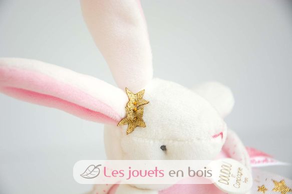 Conejo de peluche musical Flores DC3519 Doudou et Compagnie 4