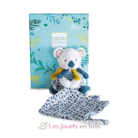 Yoca el koala de peluche con manta DC3667 Doudou et Compagnie 1