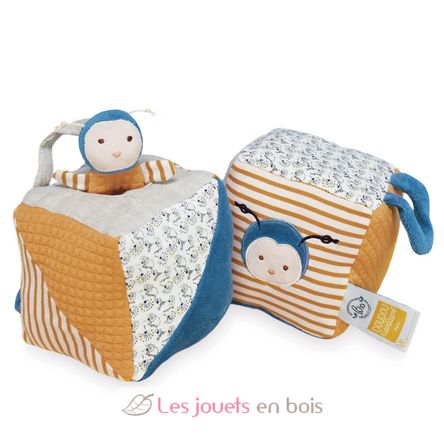 Cubo de actividad Pollen l'Abeille Bio DC3848 Doudou et Compagnie 2