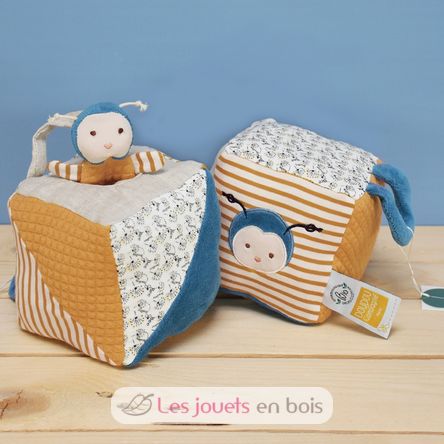 Cubo de actividad Pollen l'Abeille Bio DC3848 Doudou et Compagnie 3