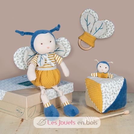 Cubo de actividad Pollen l'Abeille Bio DC3848 Doudou et Compagnie 4
