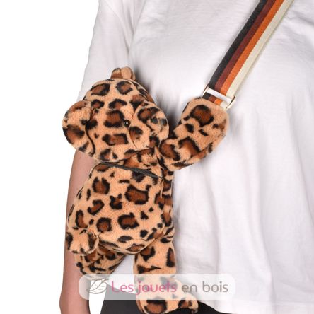 Bolso bandolera con forma de oso marrón DC4566 Doudou et Compagnie 4