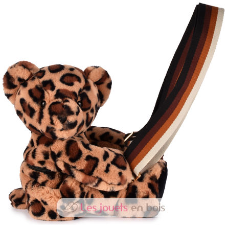 Bolso bandolera con forma de oso marrón DC4566 Doudou et Compagnie 1