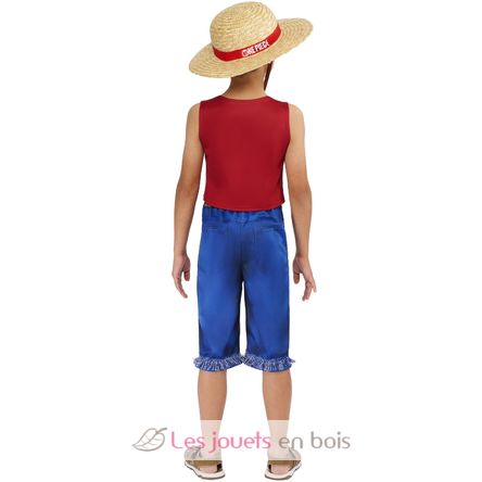 Disfraz infantil Luffy One Piece, 9-10 años R1003074-T910 Rubies 5