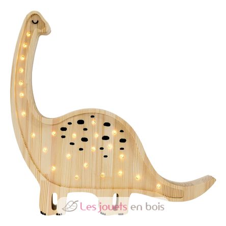 Luz nocturna Diplodocus madera natural LL014-000 Little Lights 1