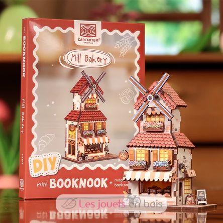 Mini Book Nook Panadería del molino CT104 Cartartem 3