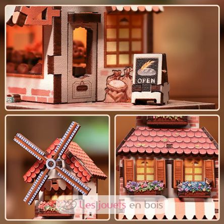 Mini Book Nook Panadería del molino CT104 Cartartem 5