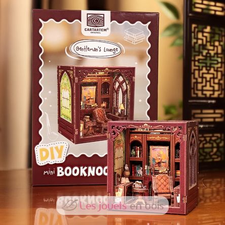 Mini Book Nook El salón del caballero CT101 Cartartem 3