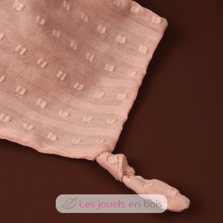 Peluche Mina el zorro con clip para chupete DC4686 Doudou et Compagnie 6