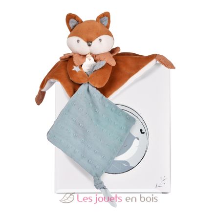Peluche Timo el zorro con clip para chupete DC4692 Doudou et Compagnie 2
