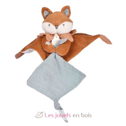Peluche Timo el zorro con clip para chupete DC4692 Doudou et Compagnie 1
