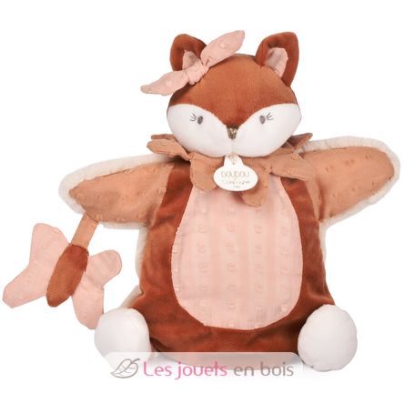 Marioneta de mano Mina el zorro DC4690 Doudou et Compagnie 1