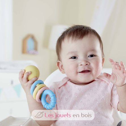 Anillos de dentición y sonajero E0024 Hape Toys 2