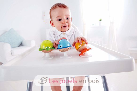 Sonajeros de animales marinos HA-E0330 Hape Toys 6