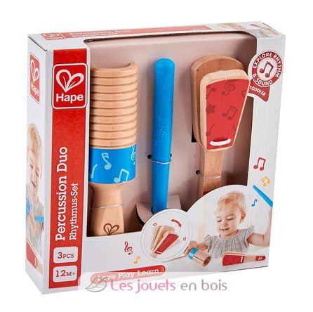 Dúo de percusiones E0605 Hape Toys 2