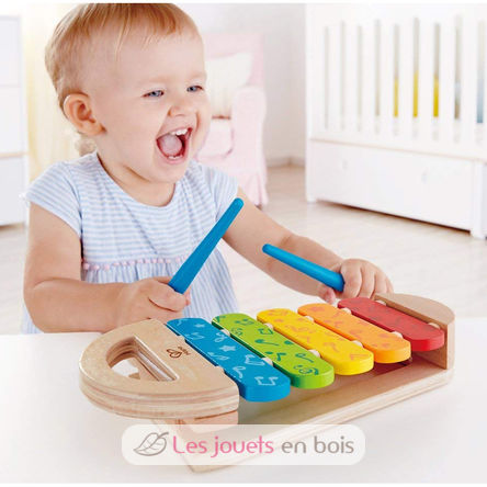 Xilófono arco iris HA-E0606 Hape Toys 2