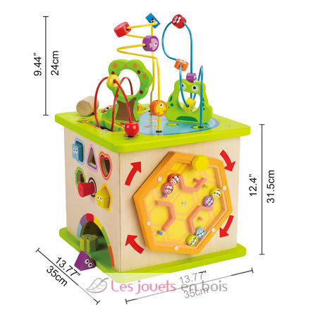 Cubo gigante de actividades de madera HA-E1810 Hape Toys 4