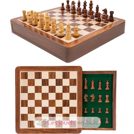 Juego de ajedrez con cajón 25 cm Rey 45 mm WJ-ESBM10S Wilson Jeux 1
