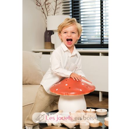 Lámpara grande en forma de seta ladrillo rojo EG360637RB Egmont Toys 10